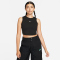 NIKE Sportswear Essentials Geripptes, verkürztes Tanktop Damen 010 - black/sail XS