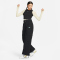 NIKE Sportswear Essentials Geripptes, verkürztes Tanktop Damen 010 - black/sail XS