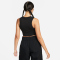 NIKE Sportswear Essentials Geripptes, verkürztes Tanktop Damen 010 - black/sail XS