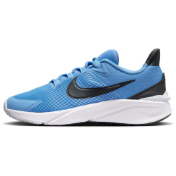 NIKE Star Runner 4 Laufschuhe Kinder 408 - blue beyond/anthracite-blue tint-white 38