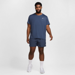 NIKE UV Miler Dri-FIT kurzarm Laufshirt Herren 437 - thunder blue/reflective silv S