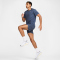 NIKE UV Miler Dri-FIT kurzarm Laufshirt Herren 437 - thunder blue/reflective silv S
