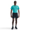 NIKE UV Miler Dri-FIT kurzarm Laufshirt Herren 345 - dusty cactus/reflective silv M