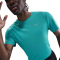 NIKE UV Miler Dri-FIT kurzarm Laufshirt Herren 345 - dusty cactus/reflective silv M