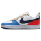 NIKE Court Borough Low Recraft Sneaker Kinder 124 - white/thunder blue-lt crimson 39