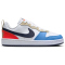 NIKE Court Borough Low Recraft Sneaker Kinder 124 - white/thunder blue-lt crimson 39
