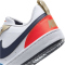 NIKE Court Borough Low Recraft Sneaker Kinder 124 - white/thunder blue-lt crimson 39