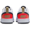 NIKE Court Borough Low Recraft Sneaker Kinder 124 - white/thunder blue-lt crimson 39