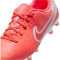 NIKE Jr. Tiempo Legend 10 Academy FG/MG Fußballschuhe Jungen 800 - hot lava/white 32