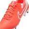 NIKE Tiempo Legend 10 Academy SG Stollen-Fußballschuhe Herren 800 - hot lava/white 39