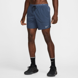 NIKE Stride Dri-FIT 7" Brief-Lined Laufshorts Herren 437 - thunder blue/black/reflective silv L