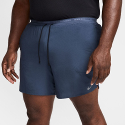 NIKE Stride Dri-FIT 7" Brief-Lined Laufshorts Herren 437 - thunder blue/black/reflective silv L