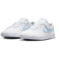 NIKE Court Legacy Sneaker Jungen 129 - white/blue...