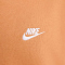NIKE Sportswear Club Fleece Crew Sweatshirt Herren 856 - copper moon/white L