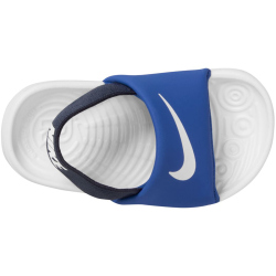 NIKE Kawa Badelatschen Baby 402 - game royal/white-thunder blue-white 27