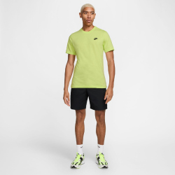 NIKE Sportswear Freizeit T-Shirt Herren 736 - lt lemon twist/black M