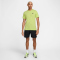 NIKE Sportswear Freizeit T-Shirt Herren 736 - lt lemon twist/black M