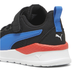 PUMA Anzarun Lite AC Baby-Sneaker mit Klettverschluss 38 - PUMA black/hyperlink blue/PUMA white/redmazing 25