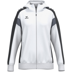 erima Celebrate 125 Trainingsjacke mit Kapuze Damen weiß/schwarz 34
