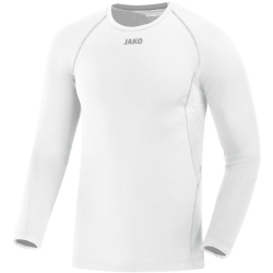 JAKO Compression 2.0 langarm Funktionsshirt wei&szlig; S