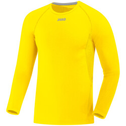 JAKO Compression 2.0 langarm Funktionsshirt citro M