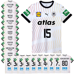 PUMA DHB Deutschland Heimtrikot mit Spielerdruck 2025 Damen