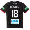 PUMA DHB Deutschland Auswärtstrikot mit Spielerdruck 2025 Herren KÖSTER 18 3XL