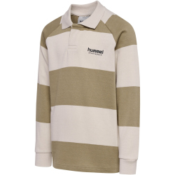 hummel hmlJR Loose Striped langarm Poloshirt Kinder
