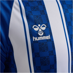 hummel hmlMATCH Striped Fußballtrikot 7691 - true blue/white 128