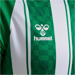 hummel hmlMATCH Striped Fußballtrikot 6129 - jelly bean/white 116