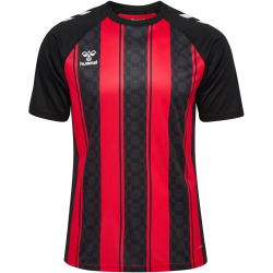 hummel hmlMATCH Striped Fußballtrikot 3081 - true red/black S