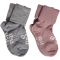 2er Pack hummel hmlMINI Baby Wollsocken 2721 - grey melange/twilight mauve 15-17