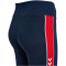 hummel hmlPULSE kurze Mid-Waist Leggings Damen 7790 - dress blues/mars red XS