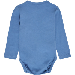 hummel hmlMINI Logo langarm Baby-Body 7379 - dutch blue 56