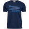 hummel hmlPULSE Graphic T-Shirt Herren 7459 - dress blues S