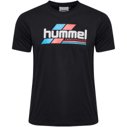 hummel hmlPULSE Graphic T-Shirt Herren 2114 - black/white M