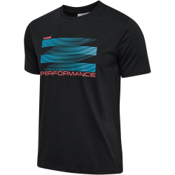 hummel hmlPULSE Graphic T-Shirt Herren 2001 - black M