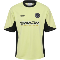 hummel hmlLOOSE Topscorer Fußballtrikot 6175 - shadow lime M