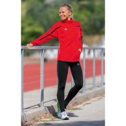 erima Laufanzug Damen rot/schwarz 34