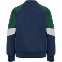 hummel hmlMINI Loose Block Sweatjacke 7459 - dress blues 80