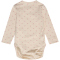 hummel hmlMINI Bee Print langarm Baby-Body 8141 - whitecap gray 56