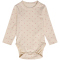 hummel hmlMINI Bee Print langarm Baby-Body 8141 - whitecap gray 62