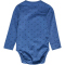 hummel hmlMINI Bee Print langarm Baby-Body 7379 - dutch blue 56