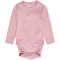 hummel hmlMINI Bee Print langarm Baby-Body 3221 - pink nectar 56