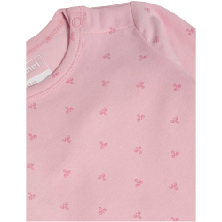 hummel hmlMINI Bee Print langarm Baby-Body 3221 - pink nectar 62