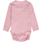 hummel hmlMINI Bee Print langarm Baby-Body 3221 - pink nectar 62