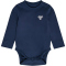 hummel hmlMINI Solid Bee langarm Baby-Body 7459 - dress blues 56