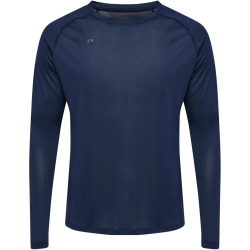 newline Beat langarm Laufshirt Herren 1009 - black iris S