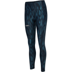 hummel hmlHIIT Print Intensity High-Waist Leggings Damen...