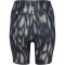 hummel hmlHIIT Print Intensity kurze High-Waist Leggings Damen 6092 - seagrass XS